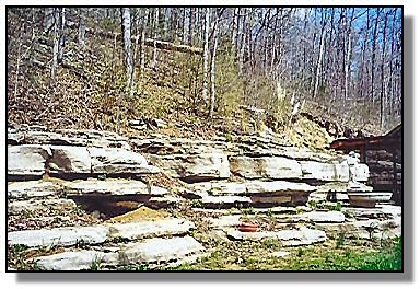 Tennessee Real Estate - Recreational Property - 1618 - outcroppings next to house